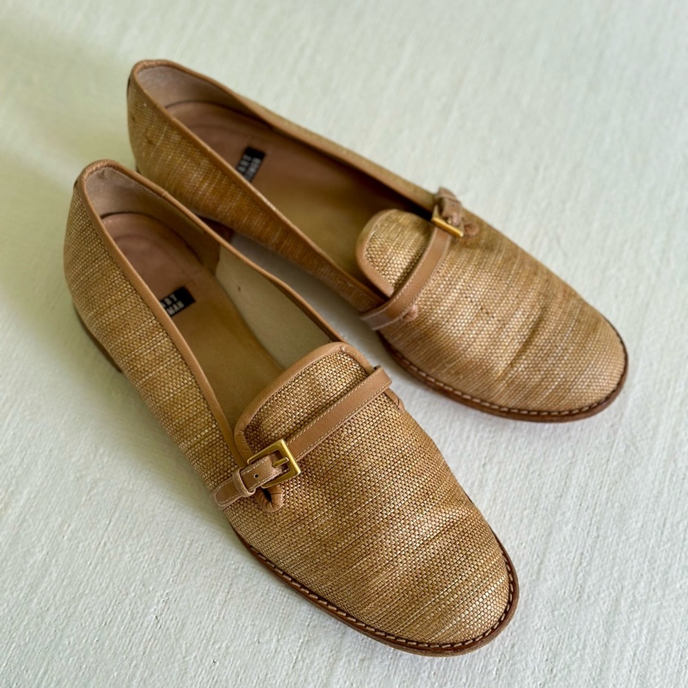 Stuart Weitzman Vintage Woven Loafers